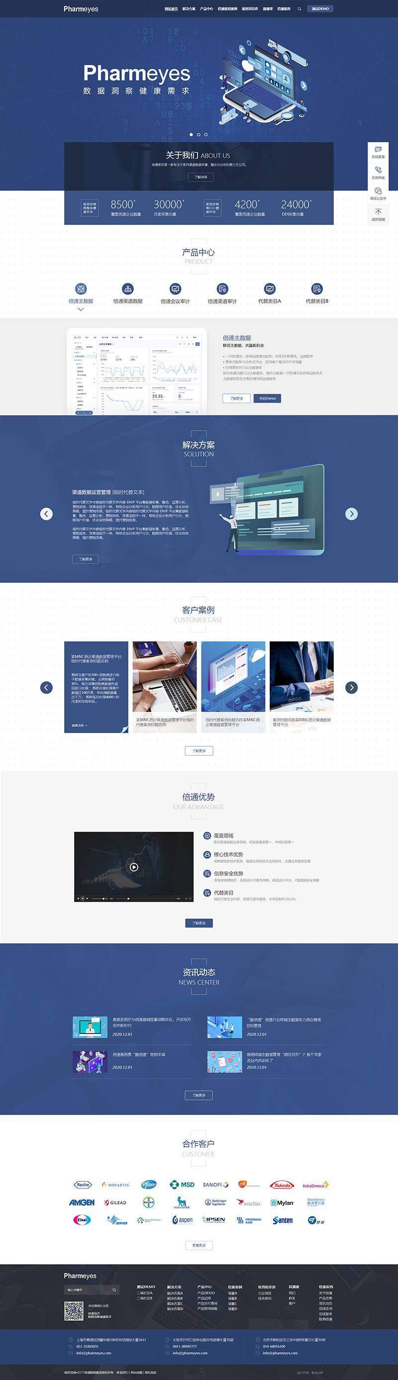 聯合企邦網站設計/上海倍通數據集團